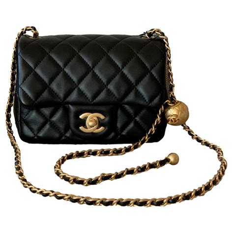 chanel micro bag necklace|Chanel mini flap bags.